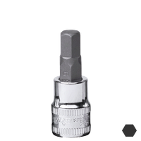 3/8" Drive Inhex Socket - Metric - Individual, Size: 7mm
