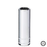 3/8"Dr Deep Socket - 12pt Metric - Individual