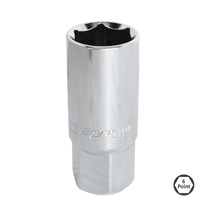 1/2" Drive Spark Plug Socket - 6pt SAE - Individual