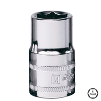 1/2" Drive Socket - 6pt Metric - Individual