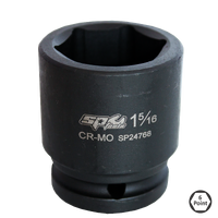 3/4" Drive Impact Socket - 6pt SAE - Individual