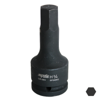 3/4" Drive Inhex Impact Socket - SAE - Individual