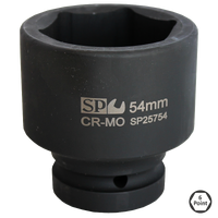 Socket Impact 1" Drive 6pt Metric  