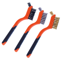 Wire Brush Set - Mini - 180mm - 3pc