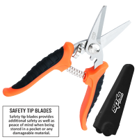 Industrial Shears/Scissors - Safety Tip Blades - 180mm - 7"