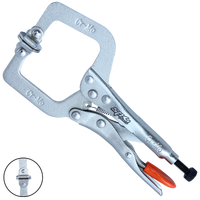 C-Clamp Locking Plier - Swivel Pad