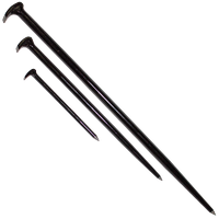 Rolling Head Pry Bar Set - 3pc