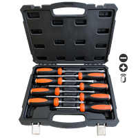 Go Thru Screwdriver Set in X-Case - Heavy Duty - 8pc