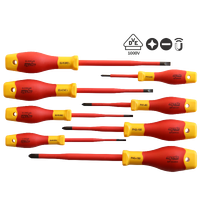 VDE Insulated Electrical Screwdriver Set - 8pc