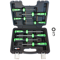 Torx Screwdriver Set in X-Case - Heavy Duty - 8pc
