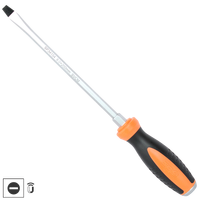 Go Thru Screwdriver - Heavy Duty - Slotted - Individual