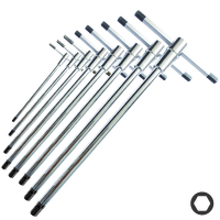 T-Handle Sliding Hex Key Set - Metric - 8pc