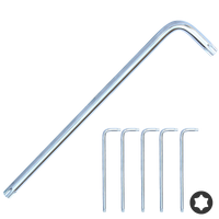 Torx Key - Individual - Pack of 5 - Chrome - Torx