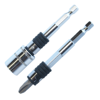 2-in-1 Socket to Bit Adapter - 1/4" Drive & 1/4" Hex