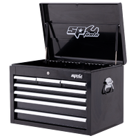 Custom Series Tool Box - Deep Depth - 7 Drawer - Black/Chrome