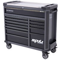 Tech Series Roller Cabinet - 13 Drawer - Diamond Black