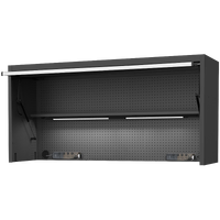 73" USA Sumo Series Power Top Hutch with Shelf, Pegboard, Light & 2x Powerboards