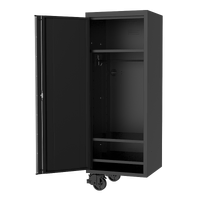 27" USA Sumo Series Side Cabinet - 3 Fixed Shelves + Clothes Hang Rail 