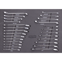EVA Foam Tray Tool Kit - Spanners - 26pc - Metric & SAE