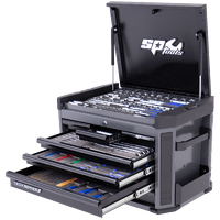 Tech Series Tool Kit - 212pc - Metric Only - Diamond Black - Plus Extra EVA Foam Trays