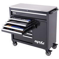 Sumo Series Roll Cab Tool Kit with Power Tool Cupboard and Built-in Power Board - 218pc - Metric & SAE 