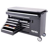 Sumo Series Roll Cab Tool Kit with Power Tool Cupboard and Built-in Power Board - 448pc - Metric & SAE 