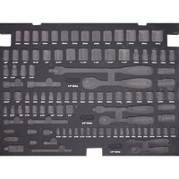EVA Foam Tray - Suits Sockets & Accessories - Metric & SAE - 103pc