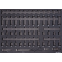 EVA Foam Tray - Suits Impact Sockets & Accessories - Metric Only - 56pc