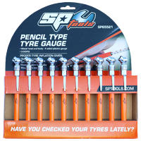 Tyre Pressure Gauge - Pencil Type - Display Pack of 10x SP65521