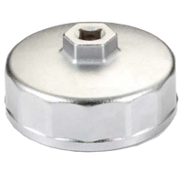 3/8" Drive Oil Filter Wrench - 74.2mm - Suits Audi, BMW, Ford, Mazda, Toyota, VW, Ford, Porsche & Mercedes-Benz