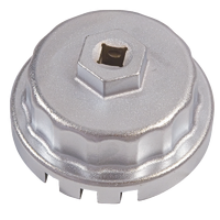3/8" Drive Oil Filter Wrench - 64.5mm - Suits Toyota & Lexus - 6 & 8 Cylinder