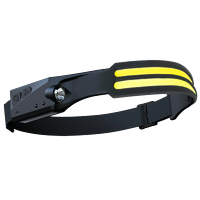 Dual Strip COB LED Slimline Headlamp with Spot Light - Motion Sense On/Off
