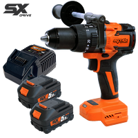 18v 13mm - 1/2" Brushless 2 Speed Hammer Drill Driver Kit - 5.0Ah X2 - SX Drive