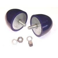 Bump Stop Bush Kit 70 Duro Short Bolt 50mm High - Front