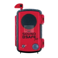 Sound Safe Plus Case Waterproof Amplified - Red