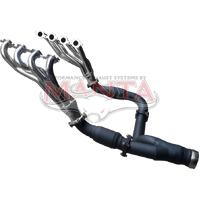 Factory Cat Back Coated Extractors, Cat & Y-Pipe (Silverado 1500 14+)