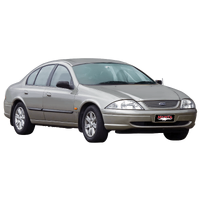 Dual 2.5in Full System with Extractors Stainless Steel - Quiet (Falcon AU 98-02)