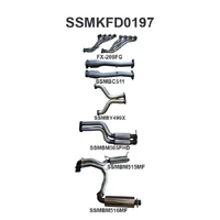 3in L & R with Extractors Hotdog/Muffler (Falcon FG 08-16)
