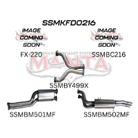 Dual 3in Exhaust with Extractors Muffler/Muffler (Falcon FG 08-16)