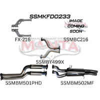 Dual 2.5in Exhaust with Extractors Hotdog/Muffler (Falcon FG 08-16)