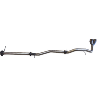 Single 3in DPF Back Stainless Steel Twin Tip - Quiet (Ranger 22+)