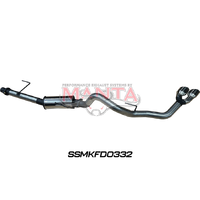 3in Catback (F-150 3.5L V6 SWB 23+) - Black  Side Exit Tips