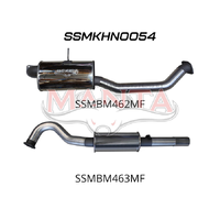 3in Cat Back Muffler (Commodore 88-97)