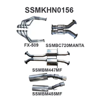 Dual 3in with 1 7/8in Extractors Muffler/Muffler (Monaro VZ 04-06)