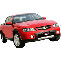 Dual 2.5in Full System with Extractors Stainless Steel - Medium (Crewman VY/VZ 03-07)