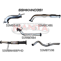Exhaust Full System with Cat & with Hotdog (Rodeo RA 03-08)