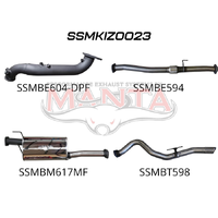 Turbo Back without Cat & with Muffler (D-Max 20+)