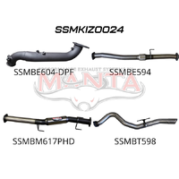 Turbo Back without Cat & with Hotdog (D-Max 20+)