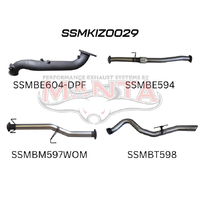 Turbo Back without Cat & Muffler (D-Max 17+)