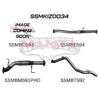 Exhaust Full System with Cat & with Hotdog (MU-X 12+)